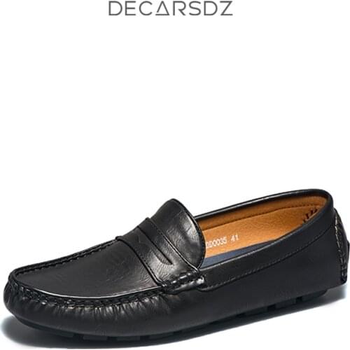 Men Shoes 2021 Spring Autumn Comfy Walk High Quality Brand Leather Men Casual Shoes Men Driving Footwear Fashion Loafers Shoes