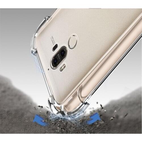 Anti-knock Clear Case for Huawei Mate 10 Air Bag Protection Case TPU Transparent Cover for Huawei Mate10
