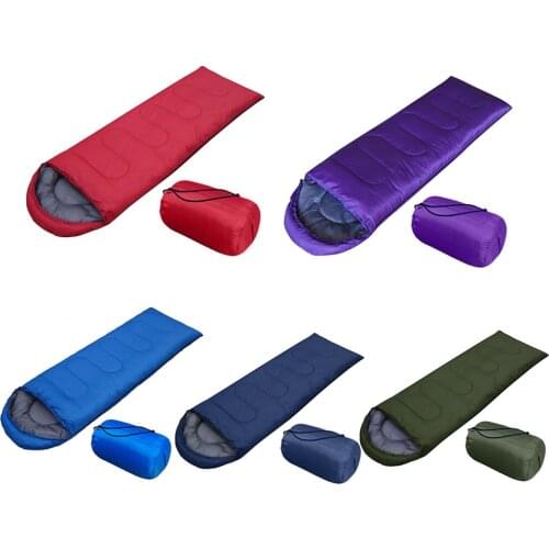Camping Sleeping Bag Portable Ultra Envelope Outdoor Light Hiking Sleeping Bags Travelling Easy Carrying Portable Parts