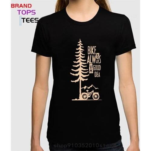 Bike mtb wild bicycle enduro bmx outdoors tree rider mountains cycling trees chainsaw art downhill forest landscape Women Tees