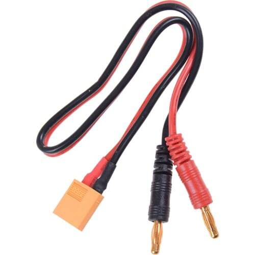 1pc XT60 to 4.0 Banana Plug Balance Charge Cable for RC Helicopter Quadcopter XT60 Lipo Battery Plug Charger
