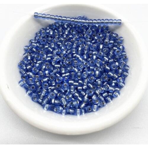 15g 2--4mm Unreal Color Filled with Silver Rice Beads Charm Czech Glass Seed Beads for Jewelry Making DIY Bracelet Necklace #25