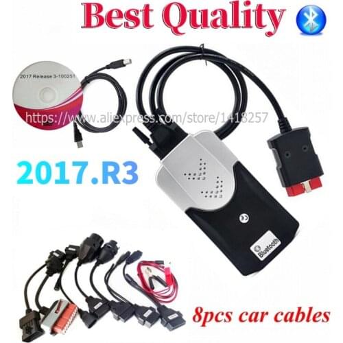 2021 OBD Obd2 Scanner 3 In1 For Delphis vd ds150e cdp pro with USB Bluetooth select 2017.r3 Keygen Car Diagnostic Repair Tool
