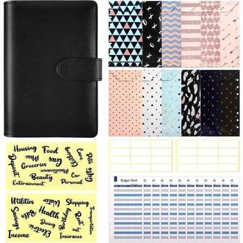 29 Pcs A6 Budget Binder Set,System Budget Planner Organizer for Your Passport,Tickets,Cards,Etc,Convenient