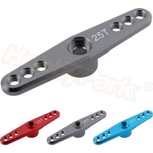 Aluminum 25T Servo Horn Steering Arms Fit Futaba Savox Xcore HL HSP HD Himoto Redcat Exceed Servo Motors for RC Car Boat
