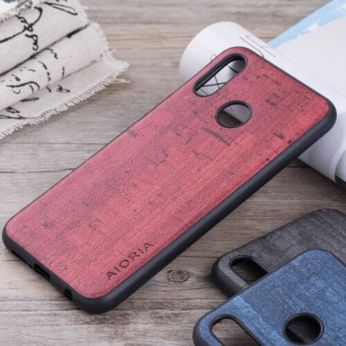 Coque For Huawei P20 Lite Pro Case Cover Withered Leather Wood Design Vintage Retro Style Soft TPU Material Fundas Para