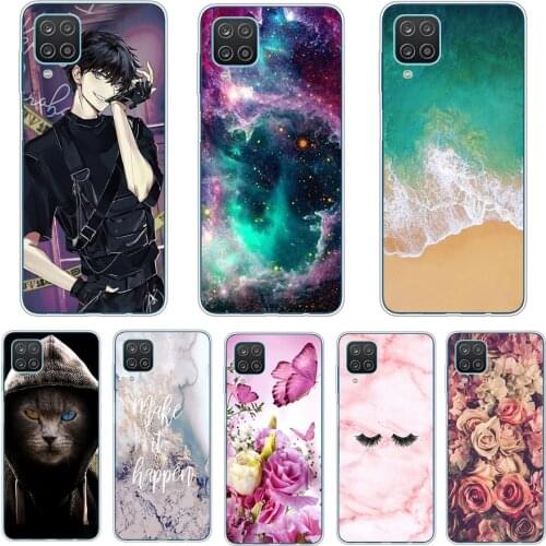 For Samsung A12 Case Soft Silicon Tpu Back Phone Cover For Samsung Galaxy A12 GalaxyA12 A 12 SM-A125F a125 Bumper 6.5inch