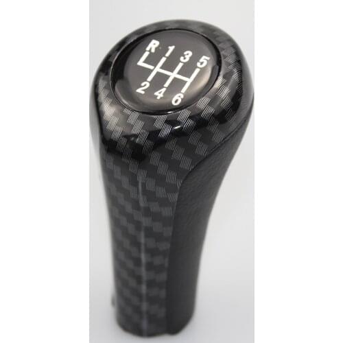 Black Carbon Fiber 5/6 Speed Gear Shift Knob For Bmw 1 3 5 6 Series E30 E32 E34 E36 E38 E39