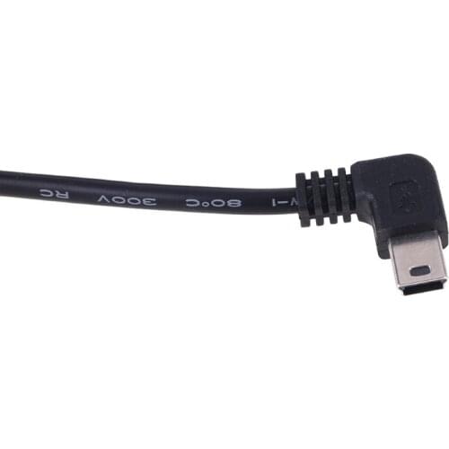 Dual Mini USB Ports Dash Cam Car Cigarette Adapter Lighter Power Cable Charger Q81F