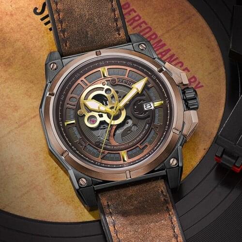 Germany 2020 Top Brand Luxury Mens Watches Skeleton Automatic Mechanical Watch for Men Sapphire Waterproof Relogio Masculino