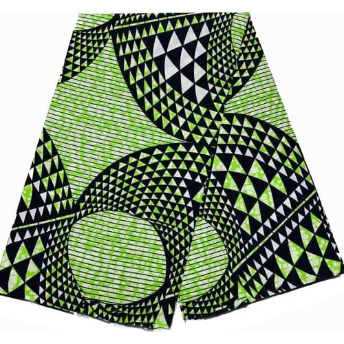 Cotton wax fabric African prints fabric 2021 High Quality Ankara wax real wax Nigerian wax 6 yards/pcs