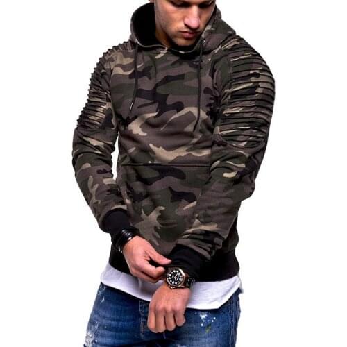 Laamei Camouflage Hoodies Men 2021 New Fashion Sweatshirt Male Camo Hoody Hip Autumn Winter Military Hoodie Plus Size