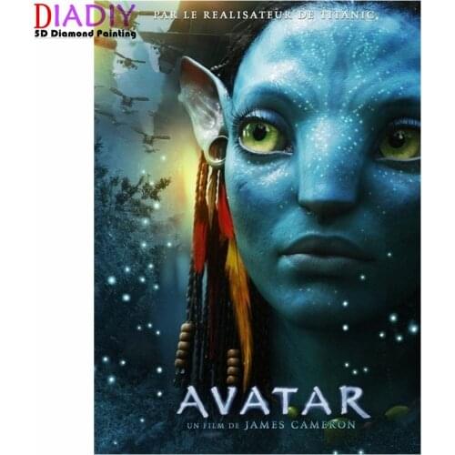 5D Diy "Movie "Avatar Pandora"" Pictures Diamond Painting Cross Stitch full Square Round Diamond Embroidery Mosaic Paint Decor