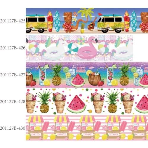 FLRARIBBONS 22mm 38mm 75mm summer beach ribbon