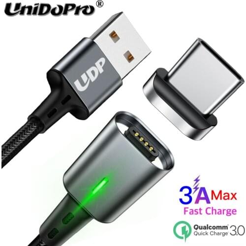 3A Magnetic Fast Type C Charger & Data Cable for Xiaomi Redmi Note 10 9T 9S 9 8 7S Mi Pad 4 A3 A2 6X 6 Mix 3 2S Mi Max3 2 A1 5X