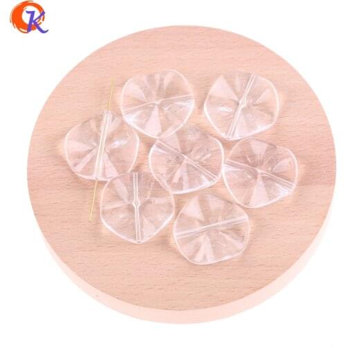 Cordial Design High Auqlity Fashion Beads ( Design As Shown ) Clear Acrylic Oblate Shape Beads For DIY Hand Made Jewelry Making