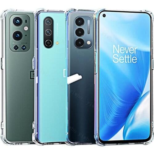 Soft Silicone Clear TPU for Oneplus Nord CE N10 N100 N200 5G Phone Case Transparent Thin Protective Bumper Cover 1+ 9 8t Pro 9r