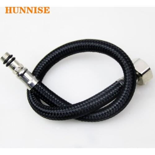 Nylon Flexible Hose Hot Cold Water Faucet Hose G1/2 Connector Flexible Hose Quality Nylon Plumbing Hose with 60cm Flexible Hose