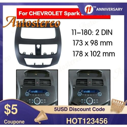 Car Fascia Dash Kit Panel Frame for Chevrolet Spark Beat daewoo matiz 2010 autostereo panel kit CD TRIM