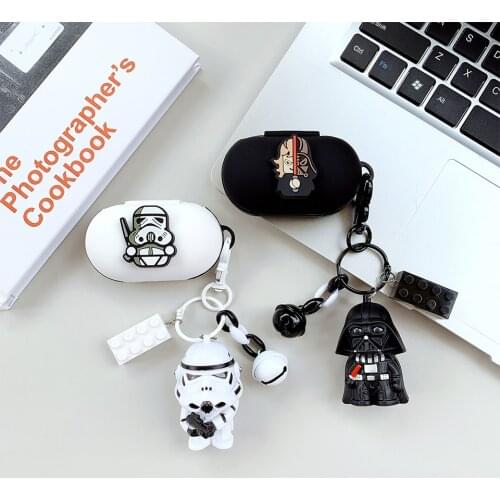 Luxury Cartoon Cover for Samsung Galaxy Buds / Buds+ Case Bluetooth Headset Charging Box Cover Wireless Earphone Skin Decor Bag