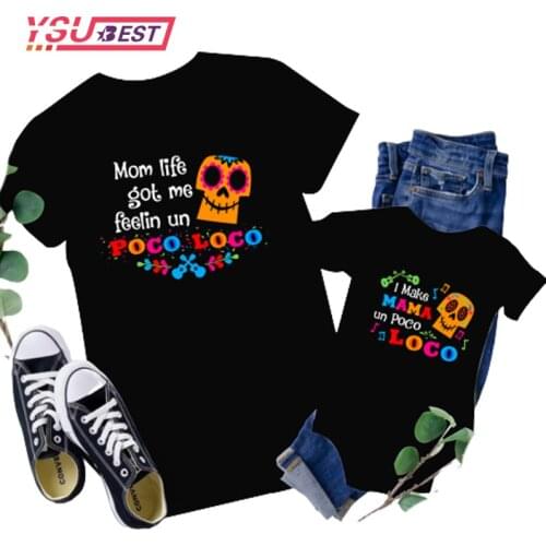 Family Look Boys Mom Mother Clothes 2021 Family T-shirts Halloween Fashion Mommy and Me Clothes Baby Girl Clothes Fashion Cotton