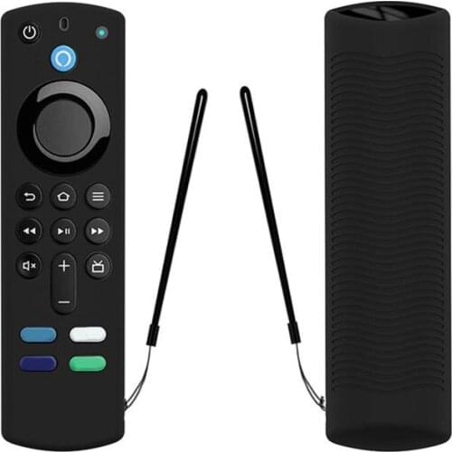 Silicone Protective Case For Alexa Voice Remote 2021 (3rd Gen) Controller Customized Cutting Environmental Material Full Package