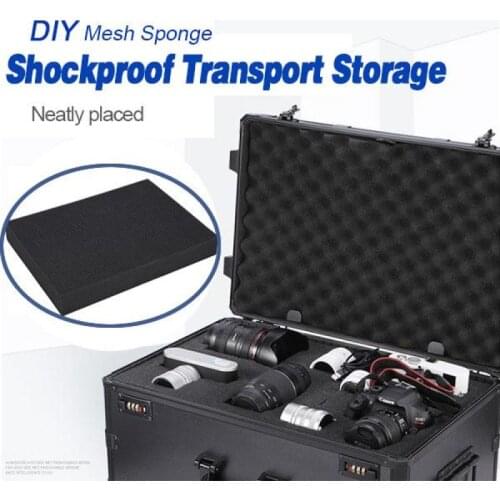 Folding Shockproof DIY Sponge Multifunction Tool DIY shockproof sponge padding square grid sponge Instrument box part