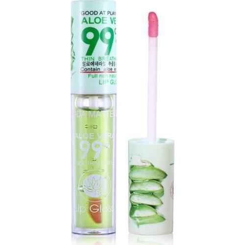 Moisturizing Aloe Lip Gloss Moisturizing Warm Color Care Balm Long Changing Lip Waterproof Fruit Lasting Lip Lipstick F1C1
