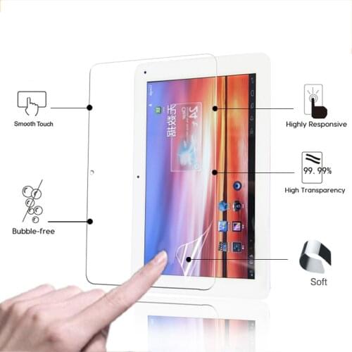 High Clear Glossy screen protector film For Cube U30GT 10.1" tablet ANti-Scratched HD lcd screen protective cover+ clean tools