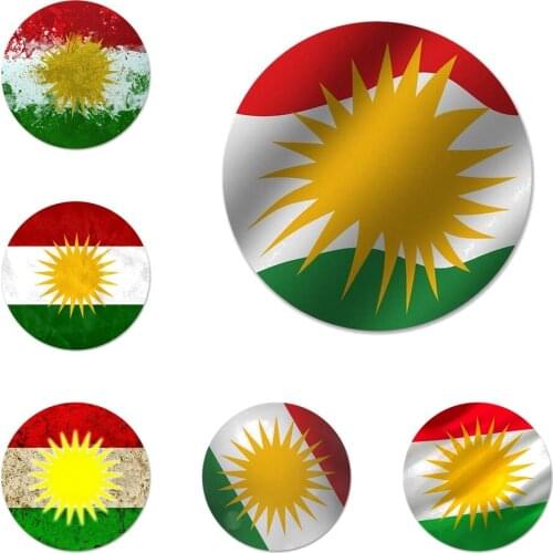 Kurdish Kurdistan flag Badge Brooch Pin Accessories For Clothes Backpack Decoration gift