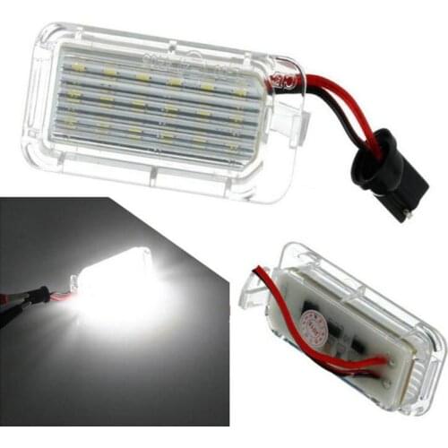 6000K White Error Free Car LED Number License Plate Lamp For Ford Focus 5D Fiesta Mondeo MK4 C-Max MK2 S-Max Kuga