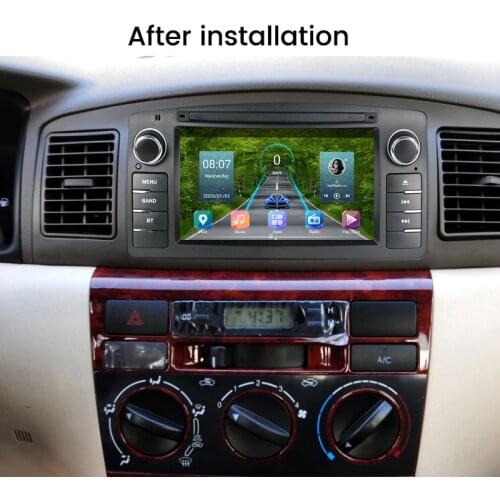 4G 64G 2 din Android 10 car radio For Toyota Corolla E120 BYD F3 2din stereo receiver navigation auto audio no dvd player gps