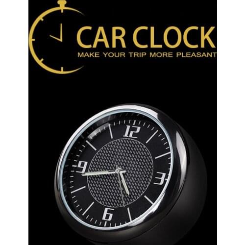 Car Clock Ornaments Auto Watch Air Vents Outlet Clip Mini Decoration Automotive Dashboard Time Display Clock Auto Replacement