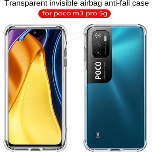 Case poco m3 Pro 5G Phone cover cases for poco m3 pro m 3pro pocom3 pocophonem3 pro NFC soft Silicone Anti-fall cover coque