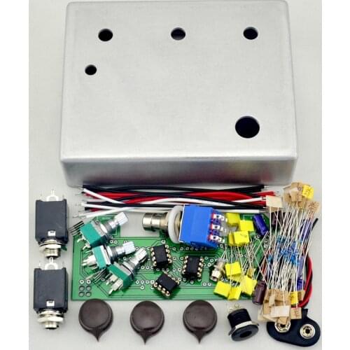 DIY Klon Centaure Overdrive pedal All Kits With 1590BB Aluminum Enclosure Box
