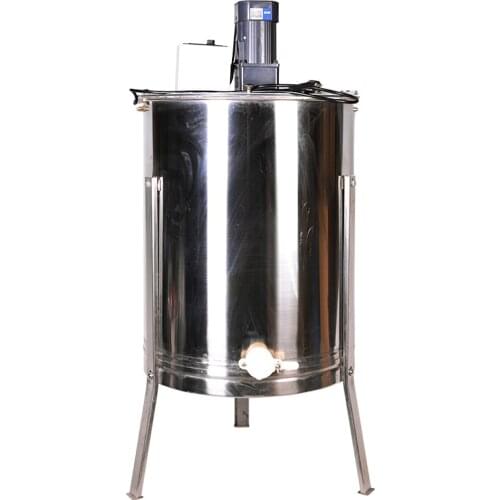 Luxury Stainless Steel 4 Frames Electric Honey Extractor Beekeeping Honey Processing Tool Speed Control Honey Centrifuge Machine