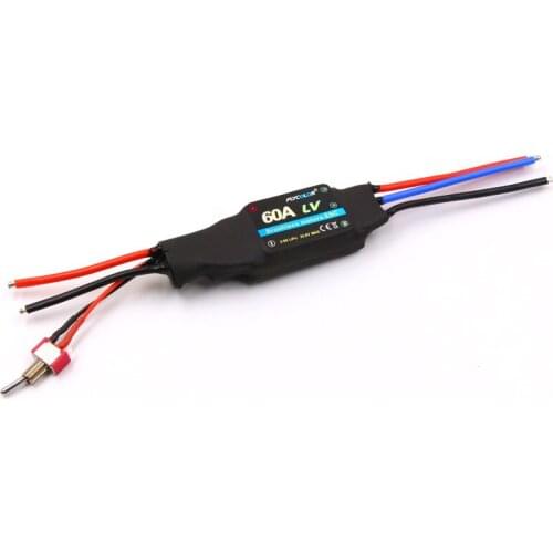 FATJAY brushless ESC 60A 2-6S no signal receiver wire Plug and Play PNP with on/off switch waterproof available