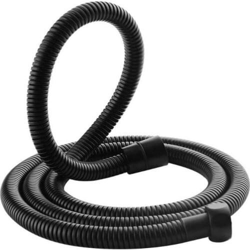 Flexible Bathroom Water Pipe Matt Black shower hose For Bath 304 Stainless Steel shower head pipe Faucet Acceessories 1.5M 2M