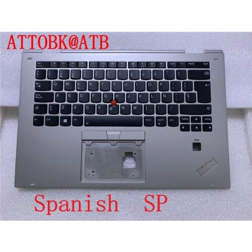 NEW Spanish Laptop Keyboard for Lenovo Thinkpad X1 Yoga 2nd Gen 20JD 20JE 20JF 20JG 2017 keyboard with Backlit COVER C