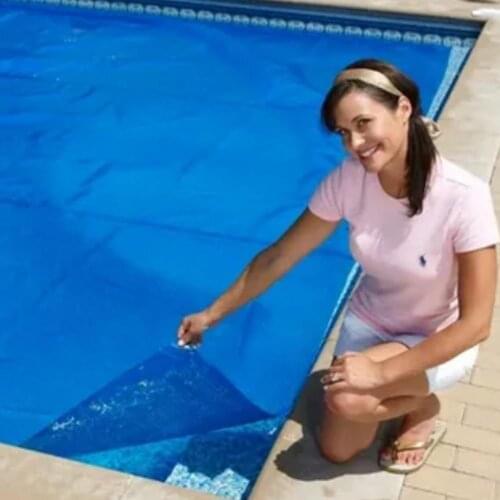 Swim Pool Membrane Rectangular Swimming Pool Cover Foldable Oxford Cloth Heat Shield Dust Pool Cover Insulation Protective Cover