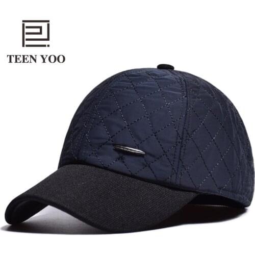 Fashion Autumn Winter Baseball Cap For Men Cotton With Velvet Warm Snapback Caps Dad Hat Trucker Hats Casquette De Casual Sport