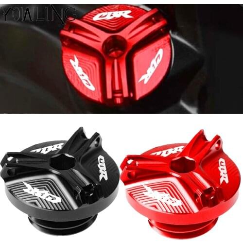 Motorcycle M20*2.5 Engine Oil Filter Cup Plug Cover Screw For HONDA CBR500R CBR1000S CBR650F 2013 2014 2015 2016 2017