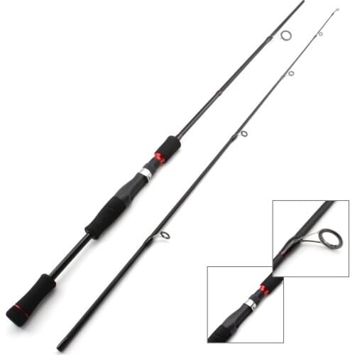 Low price 1.8M lure Fishing rod Carbon Spinning Casting rod M power fishing fish 1/4-1/2 oz 8-20lb Travel Trout pole
