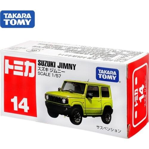 Original Tomy Mini No.14 SUV Off-road Vehicle Alloy Metal Scale 1:57 Diecast Miniature Model Kit Gift Toys for Kids 799245