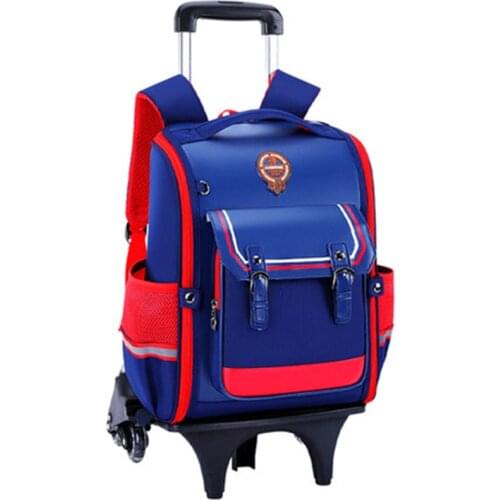 Trolley school bag primary school students 1-2-3-4-5-6 grade large-capacity climbing stairs boys and girls childrens backpack
