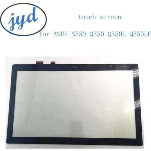 15.6" for Asus N550 N550J N550JA N550JV N550LF Laptop Touch Screen Digitizer Glass Panel Sensor Lens Replacement Repairing Part