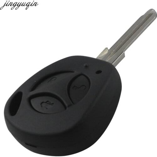 Jingyuqin 3 Buttons Replacement Remote Car Key Shell Styling For Lada Uncut Auto Blank Remote Key Case Cover Fob Priora Kalina