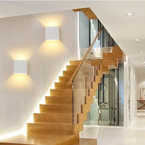 Modern 7W COB LED Wall Lamp waterproof Indoor Outdoor Simple Style Aluminum Wall Lights for Bedroom Hallway Porch Balcony