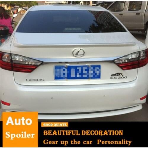 For 2013-2017 Lexus ES250 ES300 ES350 ES200 Spoiler Sport ABS Material Car Rear Wing Primer Black/white Trunk Rear Spoiler 15