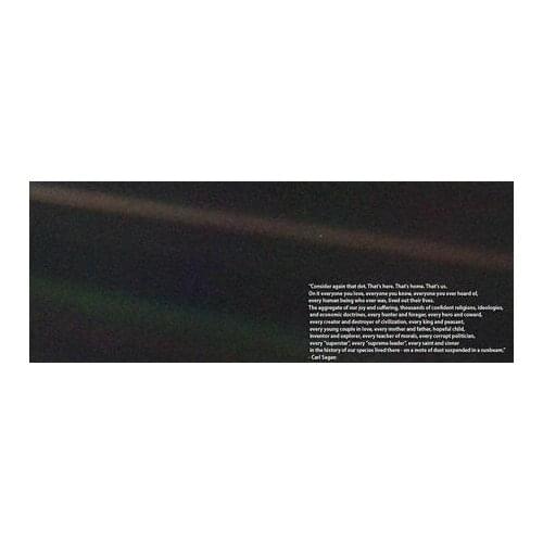 Lot style ChooseCarl Sagan: Pale Blue Dot Quote. Space Art print Silk poster Home Wall Decor